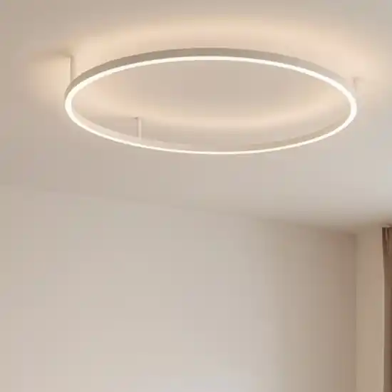 Promozione Esclusiva Oracle slim pl d090 round ideal lux plafoniera led 3000k 90cm per soggiorno