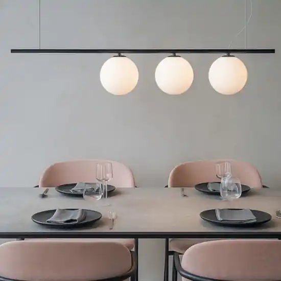 Ideal lux perline sp3 nero lampadario moderno Promo Stagionale