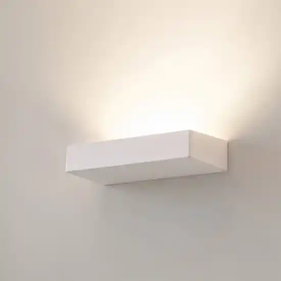 Affare Applique squadrato di gesso bianco moderna