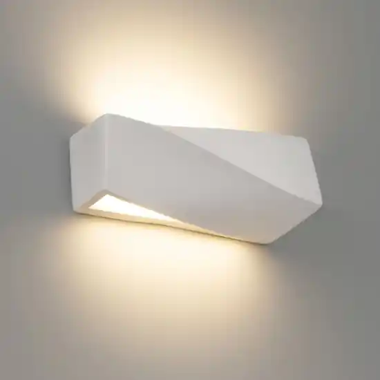 Applique di gesso bianca pitturabile moderna Offerta Limitata