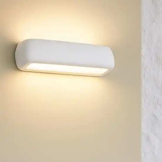 Applique di gesso bianca pitturabile moderna rettangolare Più Venduto