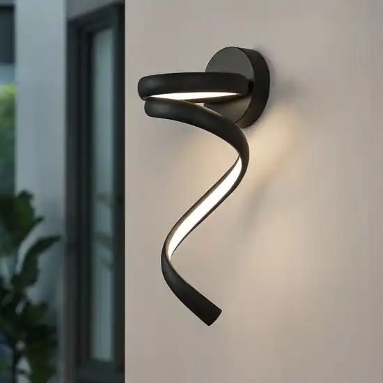 Quantità Limitata Flame vivida applique led 3000k 4000k nero moderna