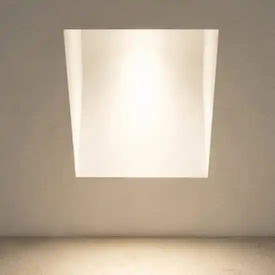 Pagamento Sicuro Segnapasso da incasso quadrato gesso per interni
