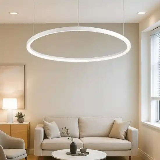 Gemini sp d105 bianco ideal lux lampadario led 80w 3000k Offerta Lampo