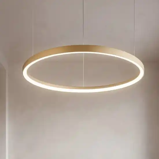 Gemini sp d105 ottone lampadario led 80w 3000k design moderno ideal lux Esclusivo