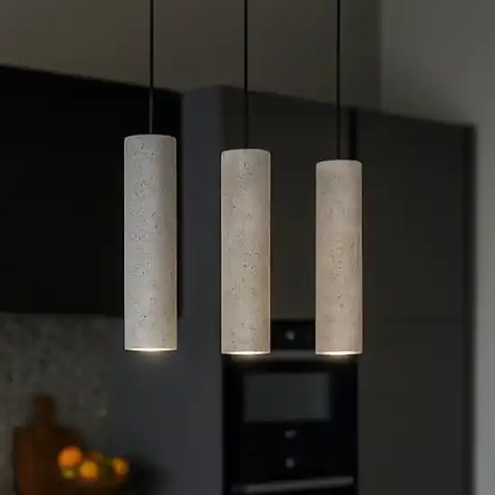 Pagamento Sicuro Lampadario cilindri di cemento per cucina