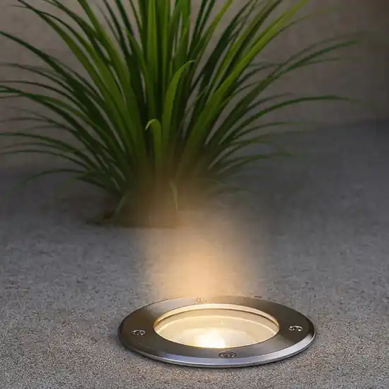 Park pt round ideal lux faretto segnapasso da esterno calpestabile incasso ip65 Offerta
