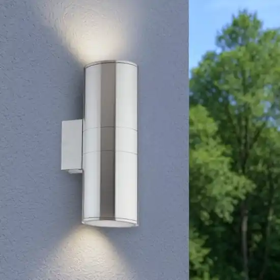 Gun ap2 big applique da esterno grigio ideal lux Prezzo Ridotto