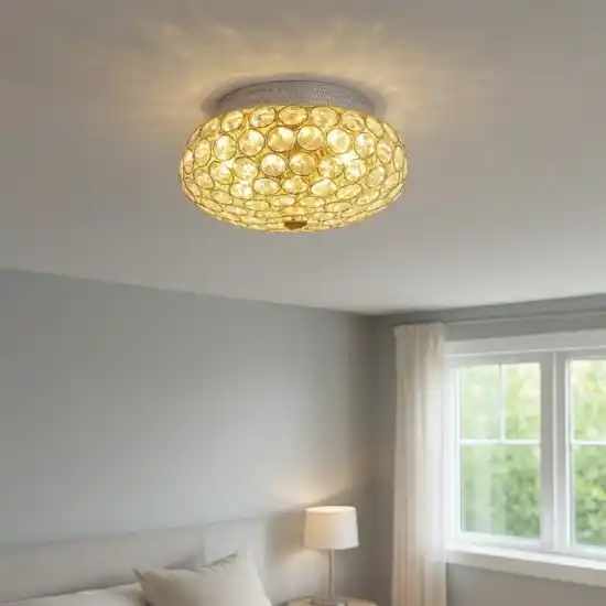 Offerta Del Giorno King pl3 piccola plafoniera oro lucido rotonda ideal lux