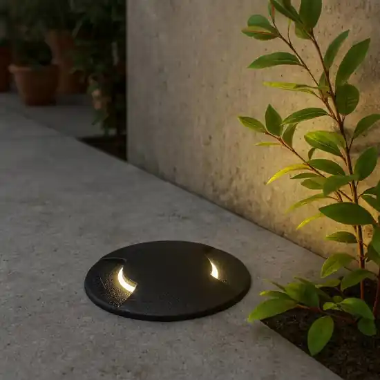 Acquista Ora Landing ideal lux faretto per esterno da incasso nero