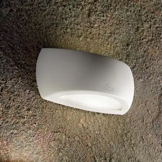 Ideal lux felix-1 ap1 applique da esterno bianco ip66 Popolare