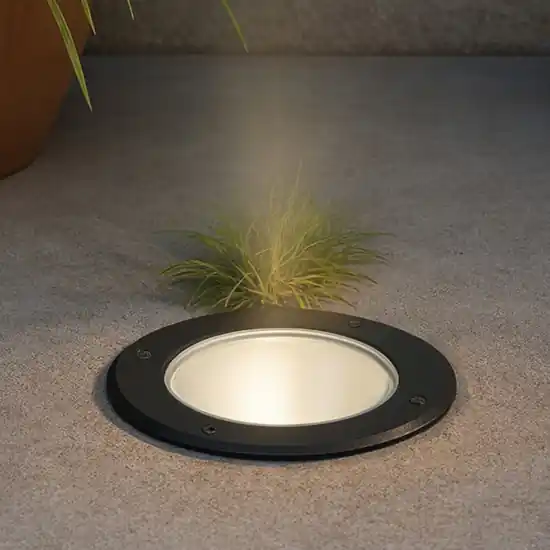 Ideal lux gravity pt round faretto carrabile da esterno nero Scelto Dai Clienti