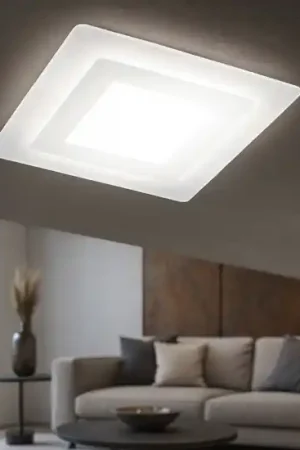 Plafoniera quadrata led 45w cct moderna perenz bend Bestseller