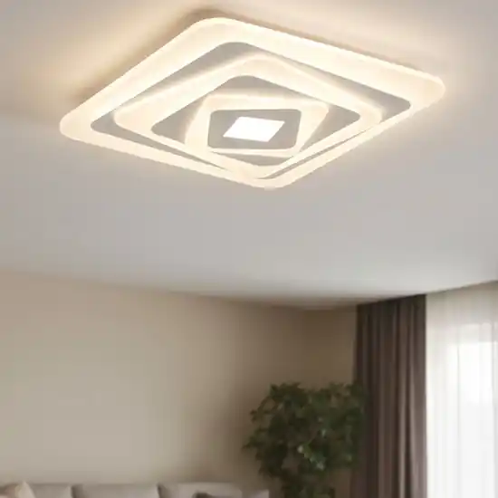 Ultimissimo Modello Plafoniera vivida cleo bianca led 38w 3000k 4000k