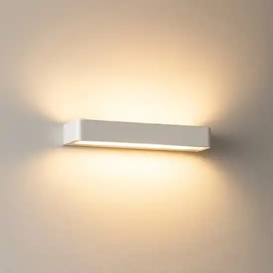Linea light metal applique led 20w 3000k bianco moderna Compra Online