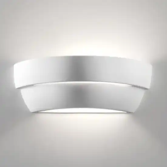 Applique di gesso ceramica bianco Occasione