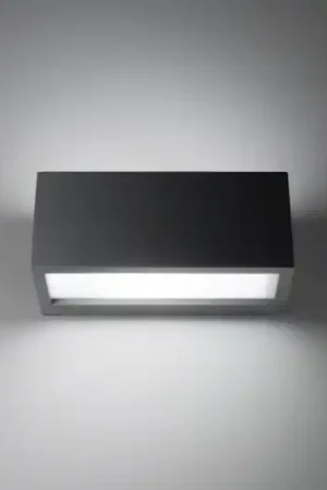 Isyluce deco applique da esterno antracite rettangolare r7s Compra Adesso