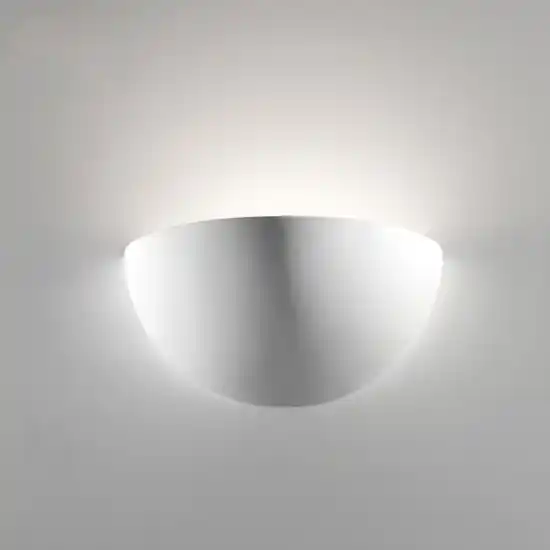 Prezzo Basso Applique bianca in gesso ceramica verniciabile lampada per interni