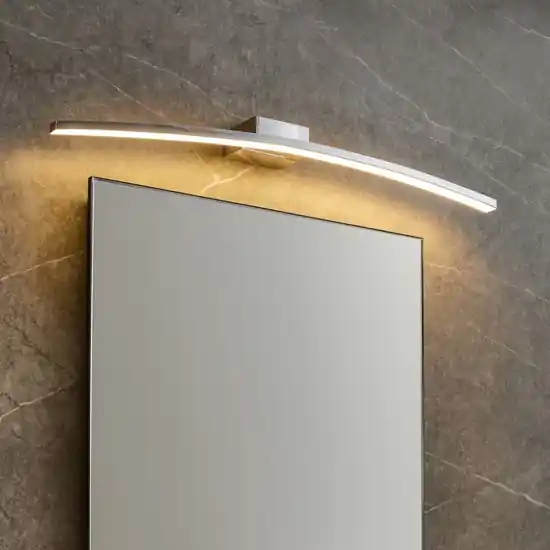 Spedito Oggi Applique per specchio da bagno cromo 6w 4000k top light