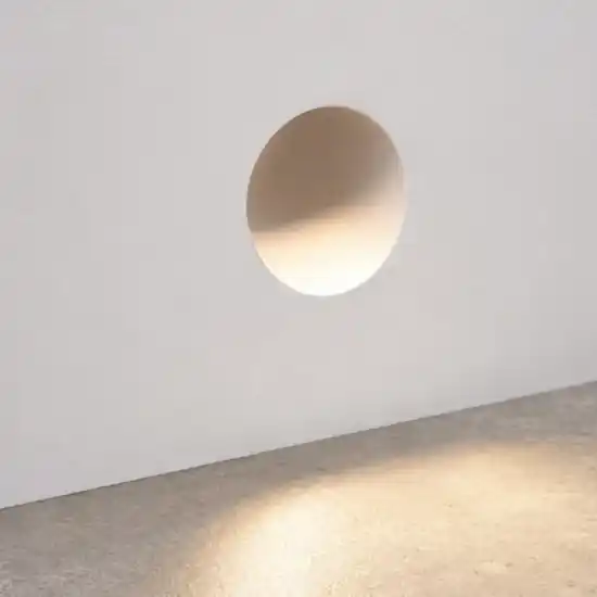 Miglior Prezzo Segnapasso led 2w 3000k faretto da incasso a scomparsa scala gesso cristaly