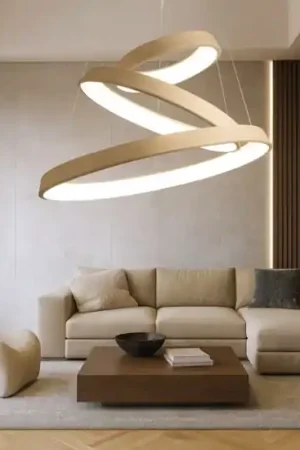 Affralux band diodi lampadario moderno cerchi led sabbia Nuova Collezione
