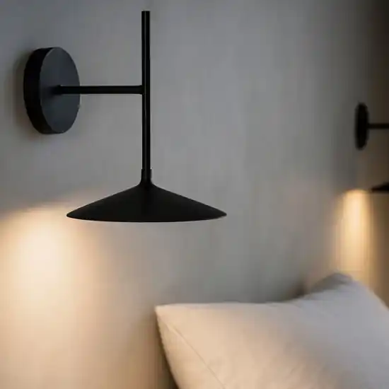 Applique da comodino poe led 3000k nera moderna A Buon Prezzo
