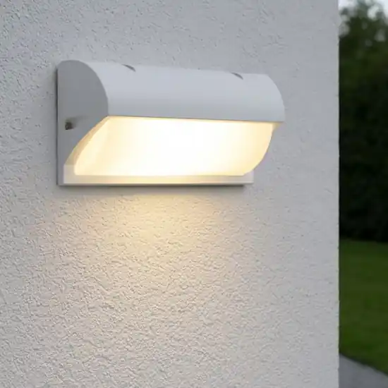 Acquista Ora Isyluce elba applique da esterno bianca