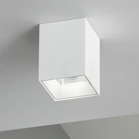 Faretto led 12w 3000k cubo da soffitto bianco isyluce Offerta Speciale