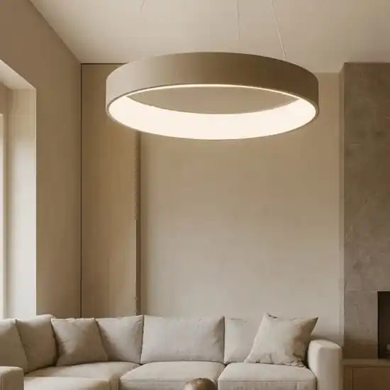 Acquista Ora Affralux band diodi 45cm sabbia lampadario moderno cerchio