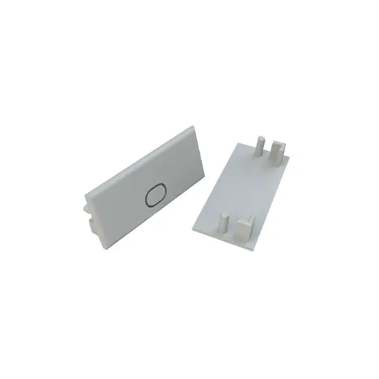 Spedito Oggi Accessori tappi di chiusura plastica grigia per profilo basso strip led