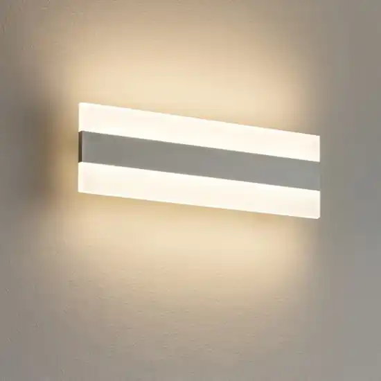 Applique led 25w 3000k moderna bend perenz illuminazione Reso Gratuito