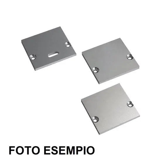 Accessori tappi di chiusura 3pz grigio per diffusore basso profilo strip Ultime Pezzi
