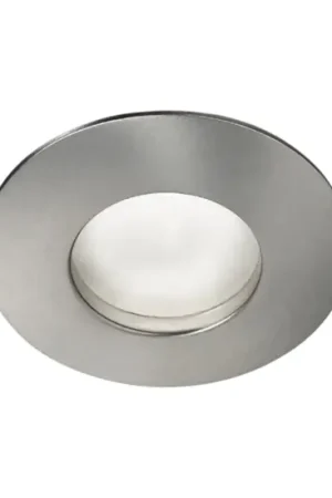 Saldi Faretto da incasso da bagno grigio nickel rotondo gea luce