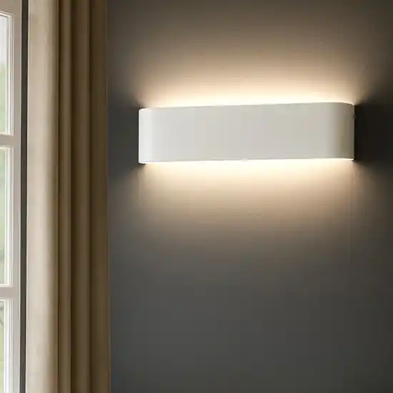 Popolare Applique bianco led 12w 3000k moderna way perenz illuminazione