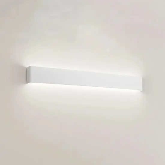 Applique 83cm led 30w 3000k bianca moderna wey perenz Esclusivo