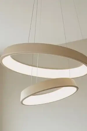 Affralux anelli diodi sabbia lampadario cerchi led 54w 3200k tortora Compra Adesso