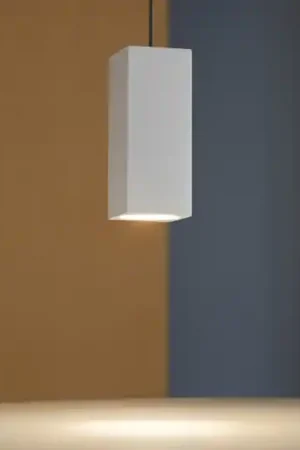 Offerta Lampo Lampada sospensione quadrata bianca