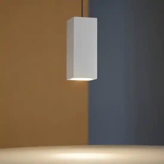 Offerta Lampo Lampada sospensione quadrata bianca