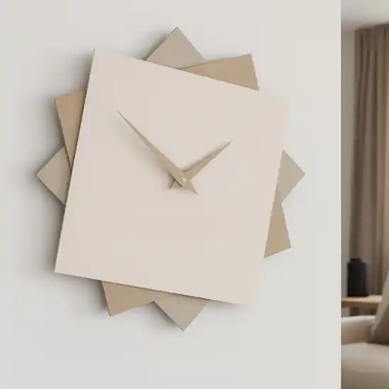 A Buon Prezzo Piccolo orologio da muro moderno 35cm lino