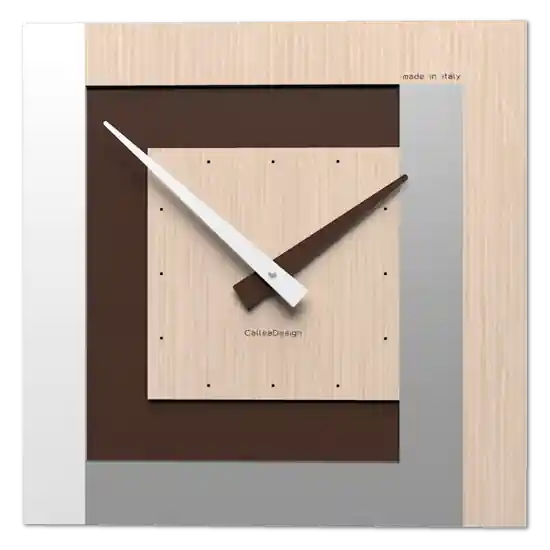 Offerta Lampo Moderno orologio a parete rovere decape clock40 stripes