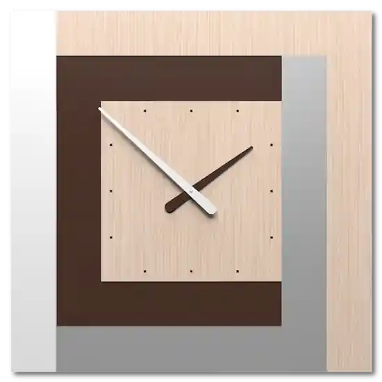 Quantità Limitata Orologio grande da muro rovere decape clock63 stripes