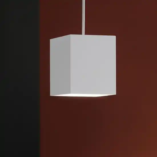Offerta Limitata Lampada a sospensione per cucina cubo bianco top light plate