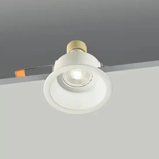 Isyluce faretto rotondo da incasso per cartongesso bianco Super Prezzo