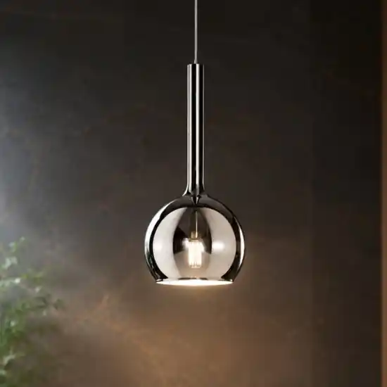 Soddisfatti O Rimborsati Lampada sospensione per camera da letto sfera di vetro