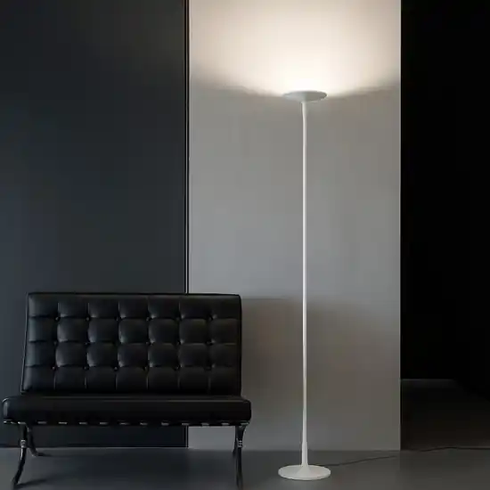 Linea light poe piantana led 25w 3000k moderna bianca Offerta Speciale