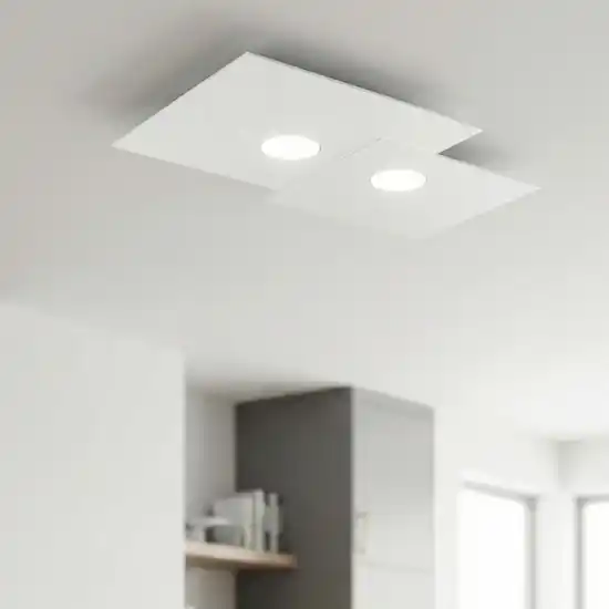 A Buon Prezzo Plafoniera led design bianca moderna top light plate