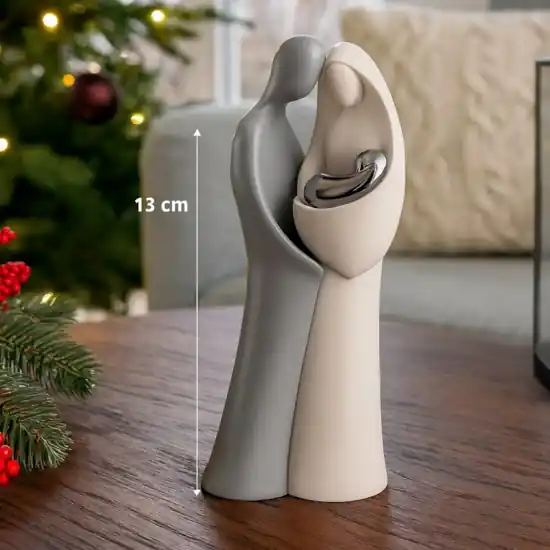 Bongelli preziosi statuina presepe di natale h13 natività moderna grigio Must-Have