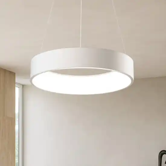 Affralux band diodi 45cm lampadario led 25w 3000k bianco moderno Di Tendenza