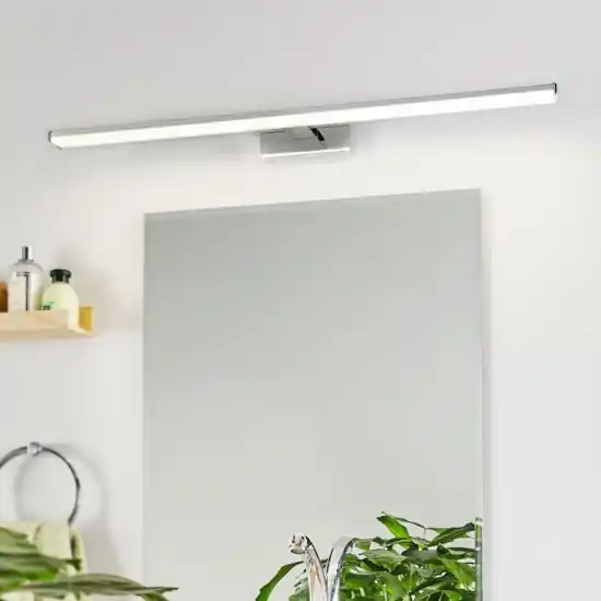 Applique per specchio da bagno 14w 4000k cromato pandella eglo Super Prezzo