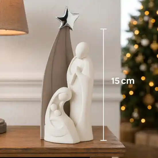 Statuina presepe di natale h15 bongelli preziosi tortora moderno Soddisfatti O Rimborsati